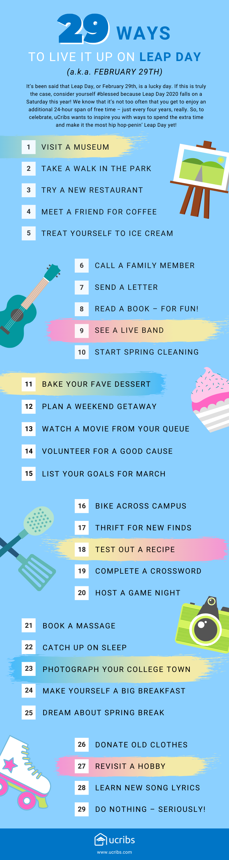 leap day, leap day activities, fun things to do, college life, how to spend leap day,